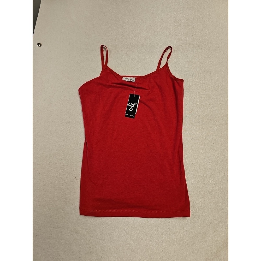 Allison Brittney Women Red Tank Top M Camisole New